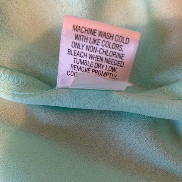 Apt. 9 Mint Green Dress Shirt - Picture 2 of 4